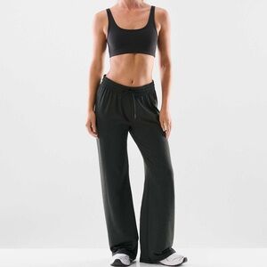 Aritzia Black Wide Leg Pants